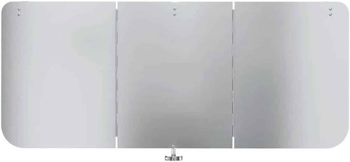 winddeflector terrasverwarmer warmtebehoud accessoire warmte verdeling gereedschapsloze