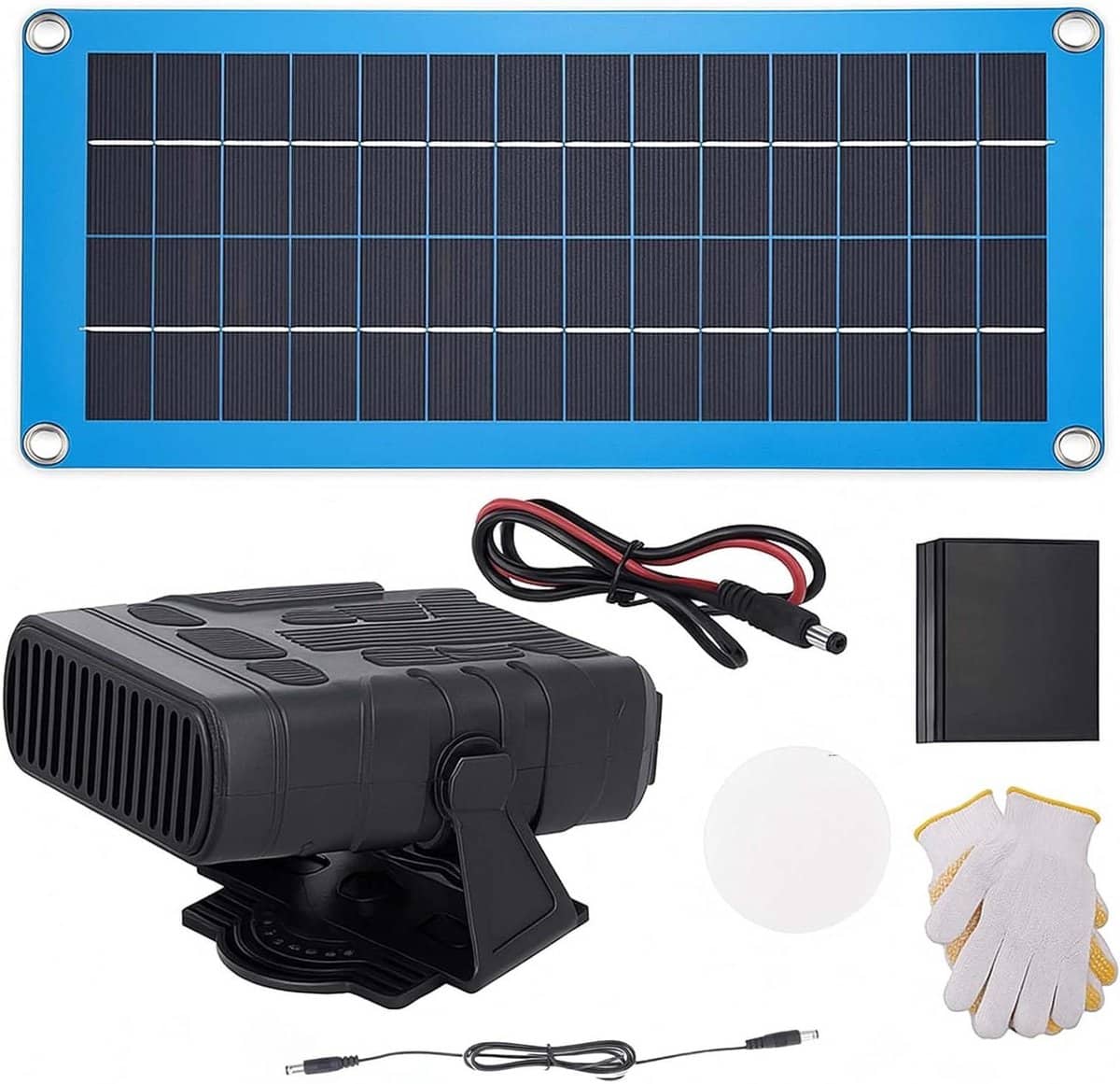 zonne verwarming zonnepaneel kit kas verwarmen batterij