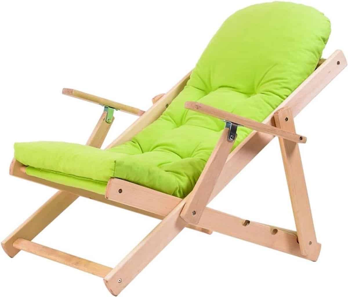 zonnebank vouwstoel lounger buiten ontspannen verstelbare rugleuning