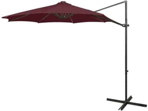Zweefparasol - Balkon parasol - Buiten ontspannen - Met ledverlichting