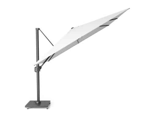 Zweefparasol Challenger T1 3x3 meter Wit zonwering Platinum - Platinum