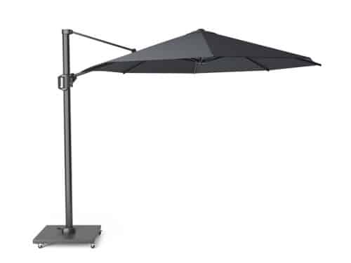 Zweefparasol Challenger T1 dia. 3,5 meter antraciet zonwering Platinum - Platinum