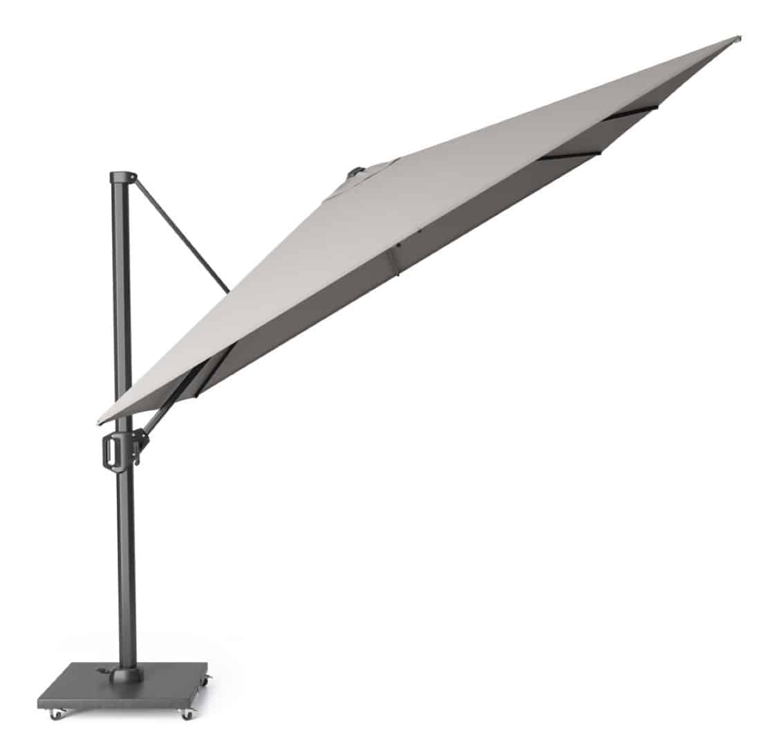zweefparasol challenger t1 premium 3×3 meter manhattan zonwering platinum platinum