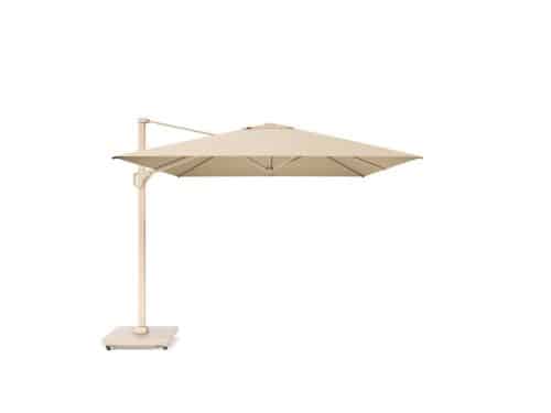 Zweefparasol Challenger T1 Sandstone 400x300 Champagne Platinum - Platinum