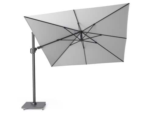 Zweefparasol Challenger T2 300x300 cm zonwering Platinum - Platinum