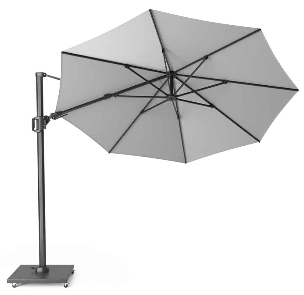 zweefparasol challenger t2 dia. 350 cm zonwering platinum platinum