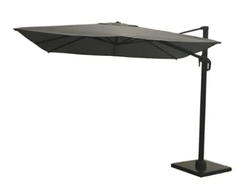 Zweefparasol Coolfit Plus 3,0x3,0 m antraciet Platinum - Platinum
