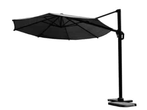 Zweefparasol Coolfit Plus dia. 3,5 m antraciet Platinum - Platinum