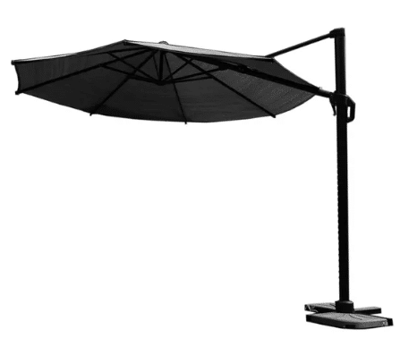 zweefparasol coolfit plus dia. 3,5 m antraciet platinum platinum