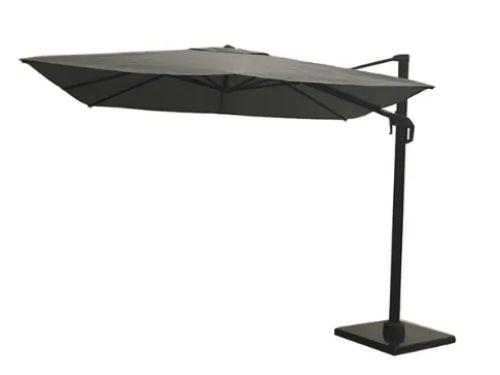 Zweefparasol Coolfit T1 3,0x3,0 m antraciet Platinum - Platinum
