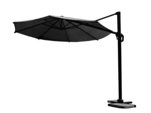 Zweefparasol Coolfit T1 dia. 3,5 m antraciet Platinum - Platinum