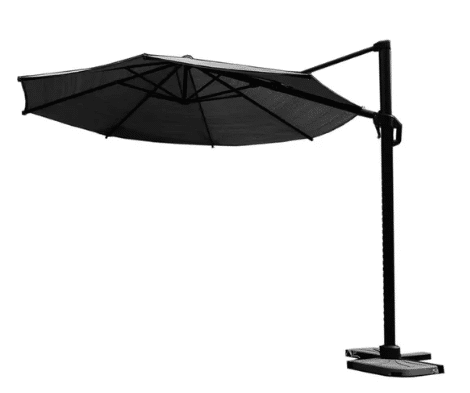 zweefparasol coolfit t1 dia. 3,5 m antraciet platinum platinum