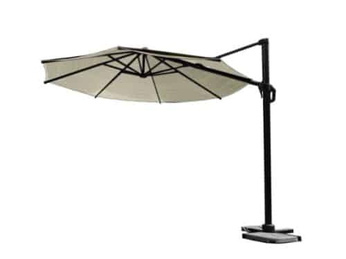 Zweefparasol Coolfit T1 dia. 3,5 m gebroken wit Platinum - Platinum
