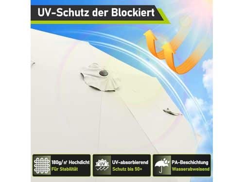 Zweefparasol Depauwonen Dubbel 460 x 270 cm | Extra Grote