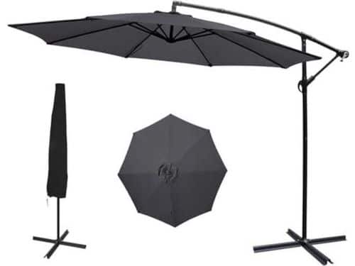 Zweefparasol - Draaibare zonnekap - Terras ontspannen - Windbestendig ontwerp