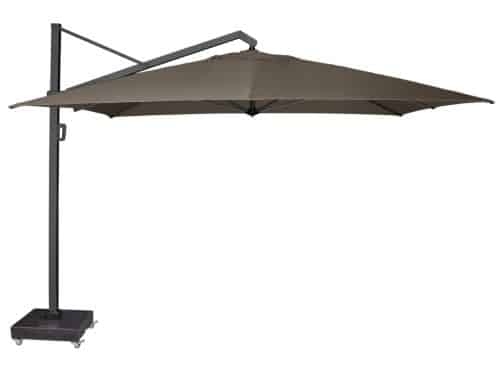 Zweefparasol Icon 4x3 meter zonwering Platinum I - Platinum