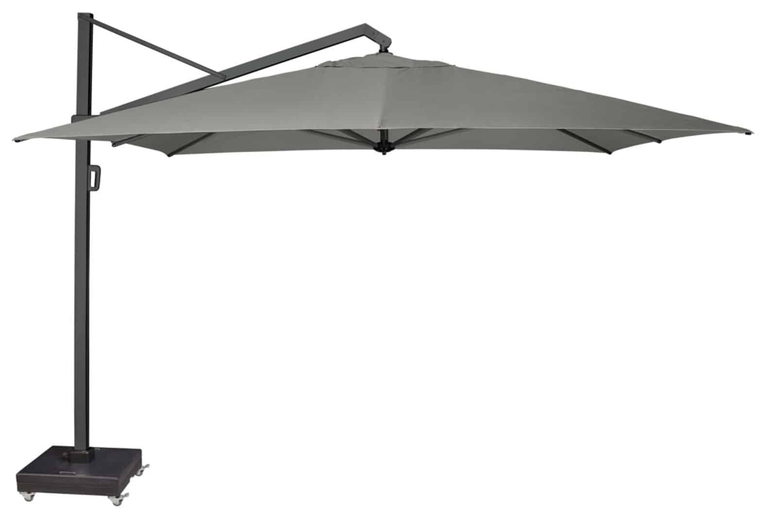 zweefparasol icon 4×3 meter zonwering platinum iii platinum