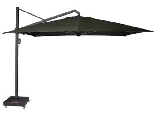 Zweefparasol Icon 4x3 meter zonwering Platinum - Platinum