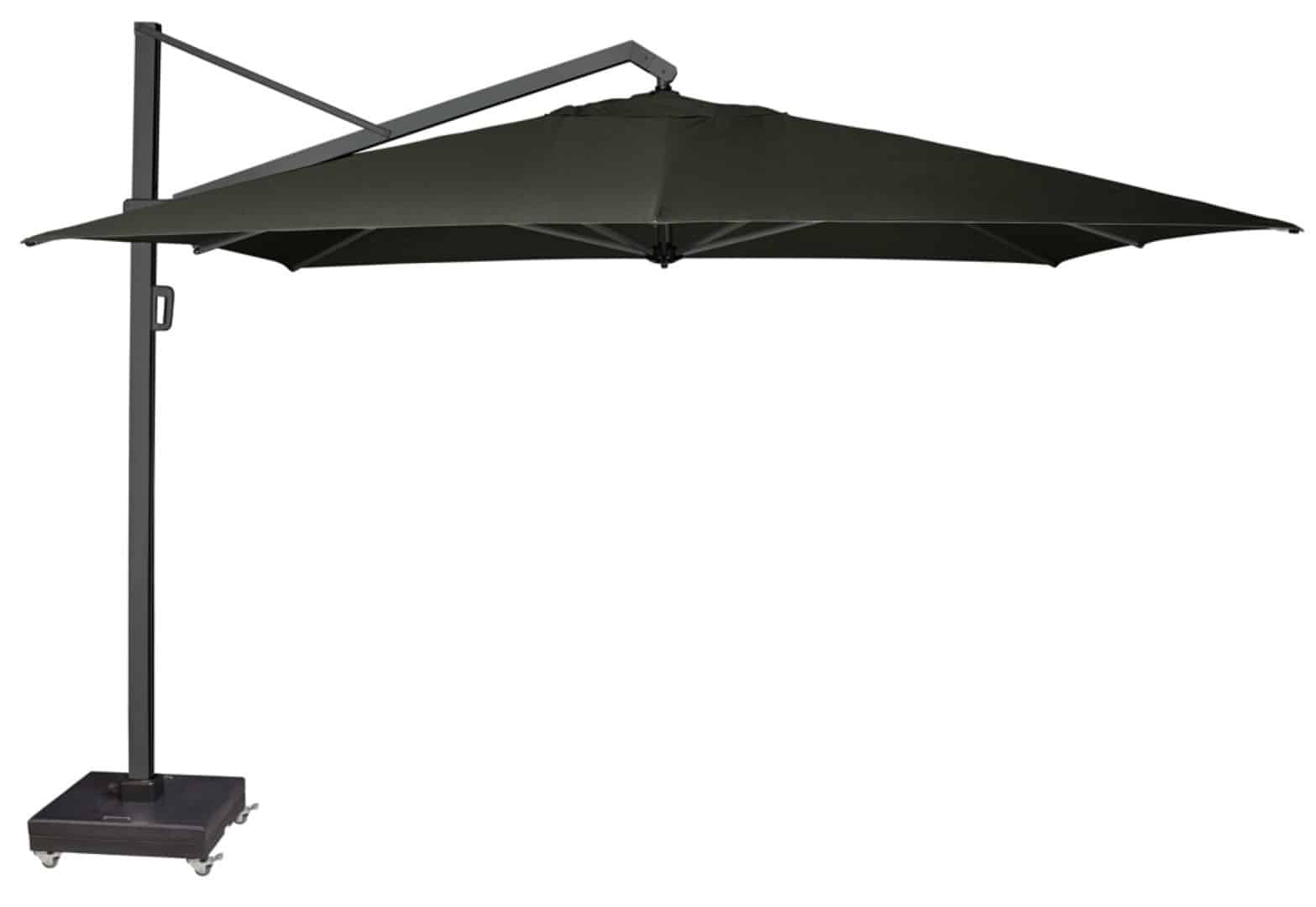 zweefparasol icon 4×3 meter zonwering platinum platinum