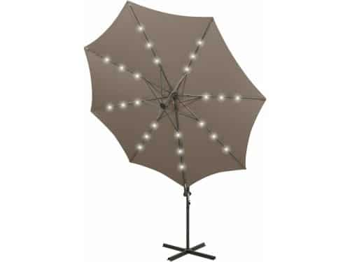 Zweefparasol met LED - Tuinparasol Marktscherm - Terras Verlichten