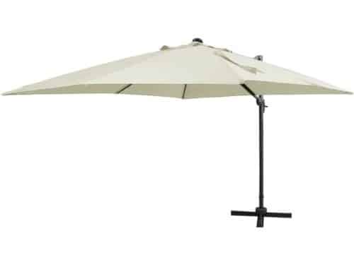 Zweefparasol met LED - Tuinparasol Schaduwdoek - Terras Verlichten