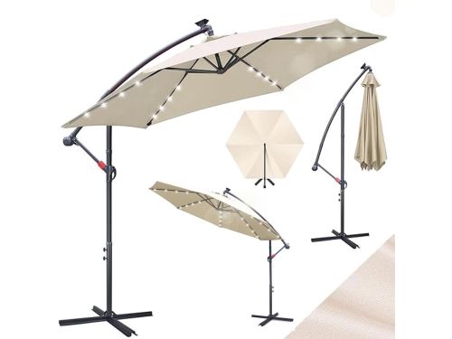 Zweefparasol met LED - Tuinparasol Scherm - Terras Ontspannen