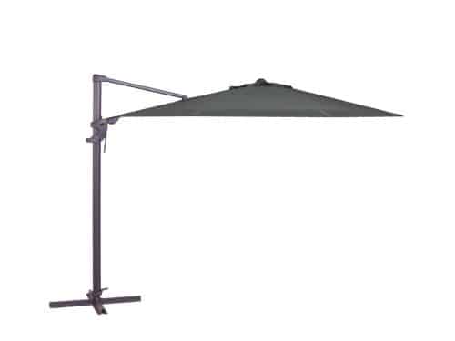 Zweefparasol Monaco flex Zijwaarts Kantelbaar 330 cm Polyester grey zonwering Madison - Madison