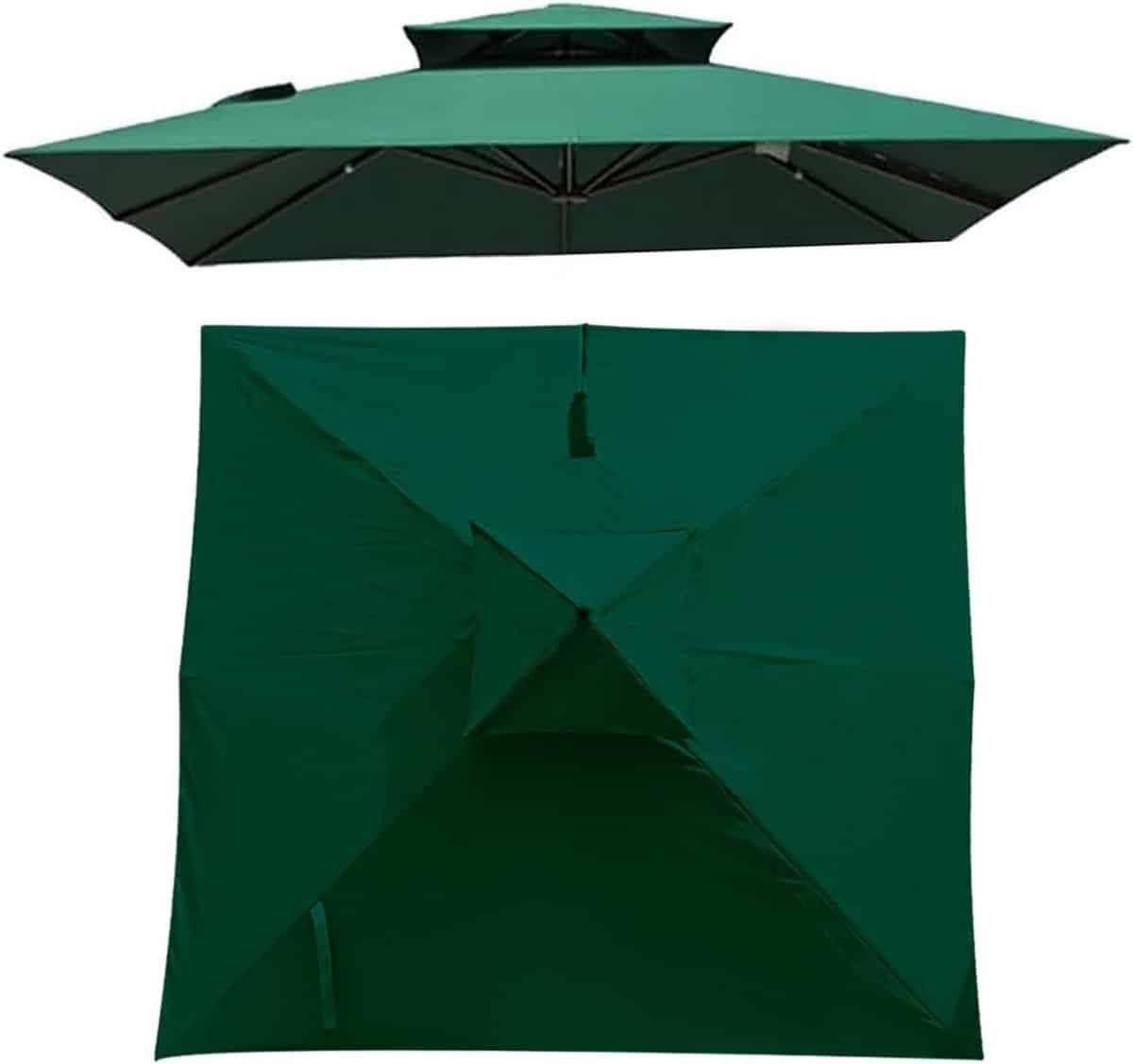 zweefparasol parasol schaduwdoek terras ontspannen verstelbare hoek