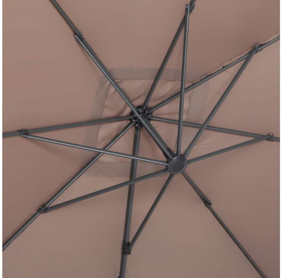 zweefparasol rechthoekig tuinparasol schaduwdoek terras beschermen aluminium