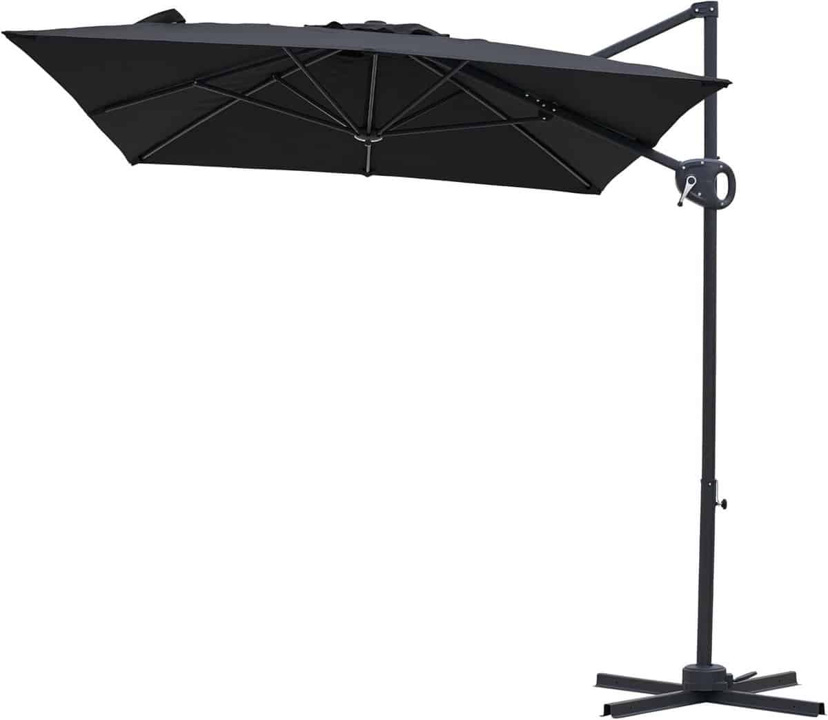 zweefparasol rechthoekig tuinparasol terrasparasol schaduw creëren uv werend