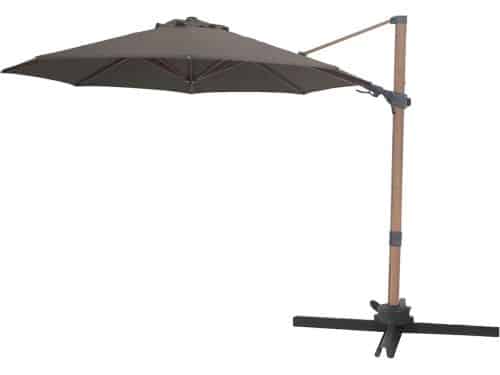 Zweefparasol Rond - Terrasparasol Buiten - Zonwerend Buiten - 360
