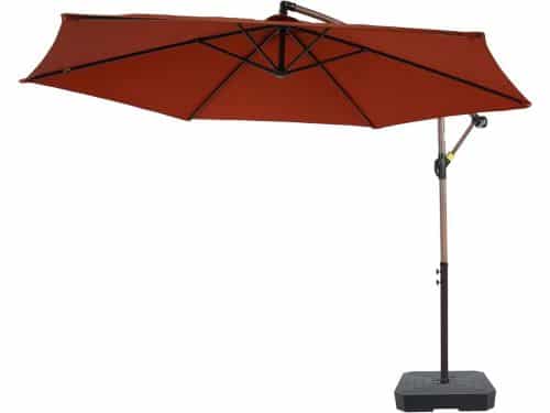 Zweefparasol Rond - Tuinparasol Schaduw - Buiten Ontspannen - 360