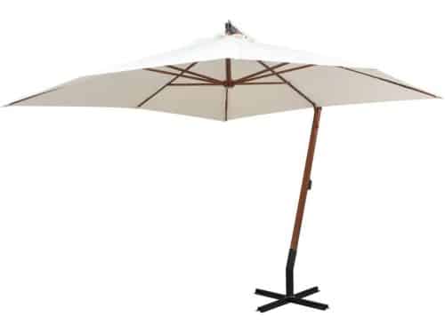 Zweefparasol - Terrasparasol Schaduw - Buiten Ontspannen - Houten Mast