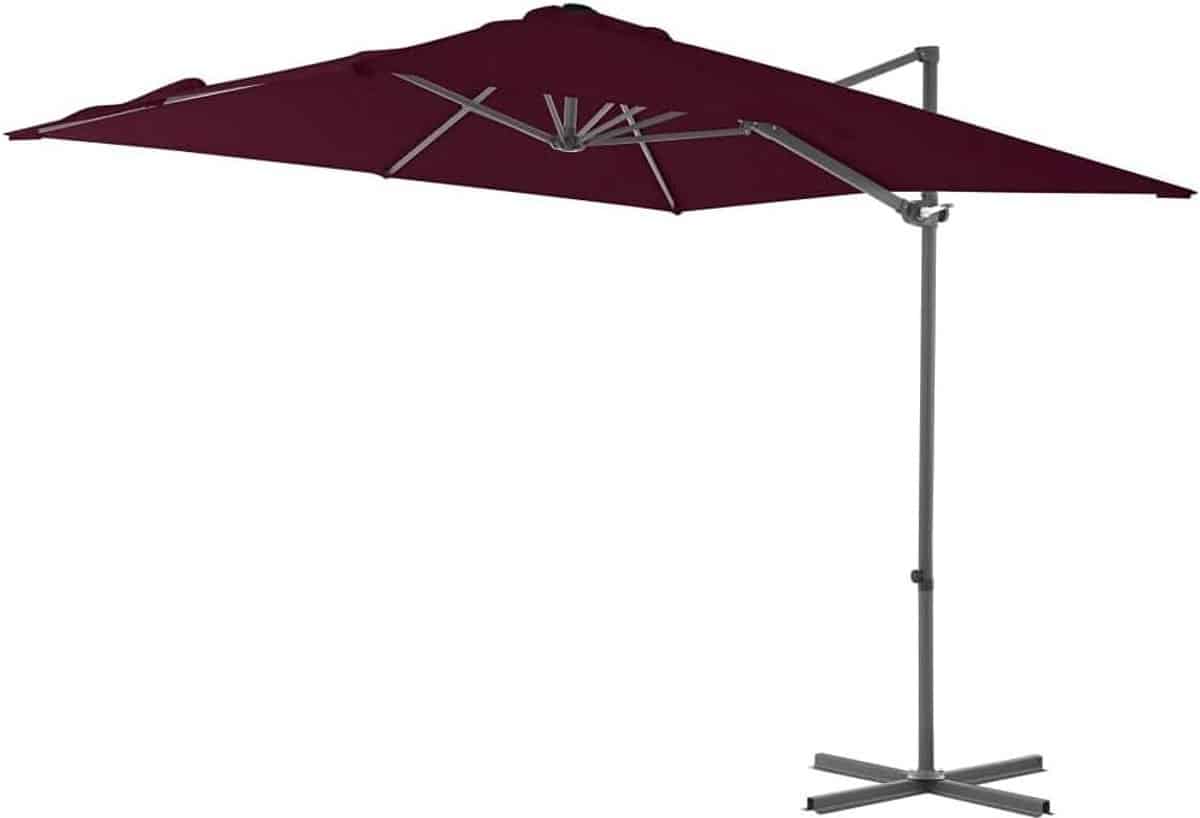 zweefparasol tuinparasol buiten ontspannen kantelbaar 360°