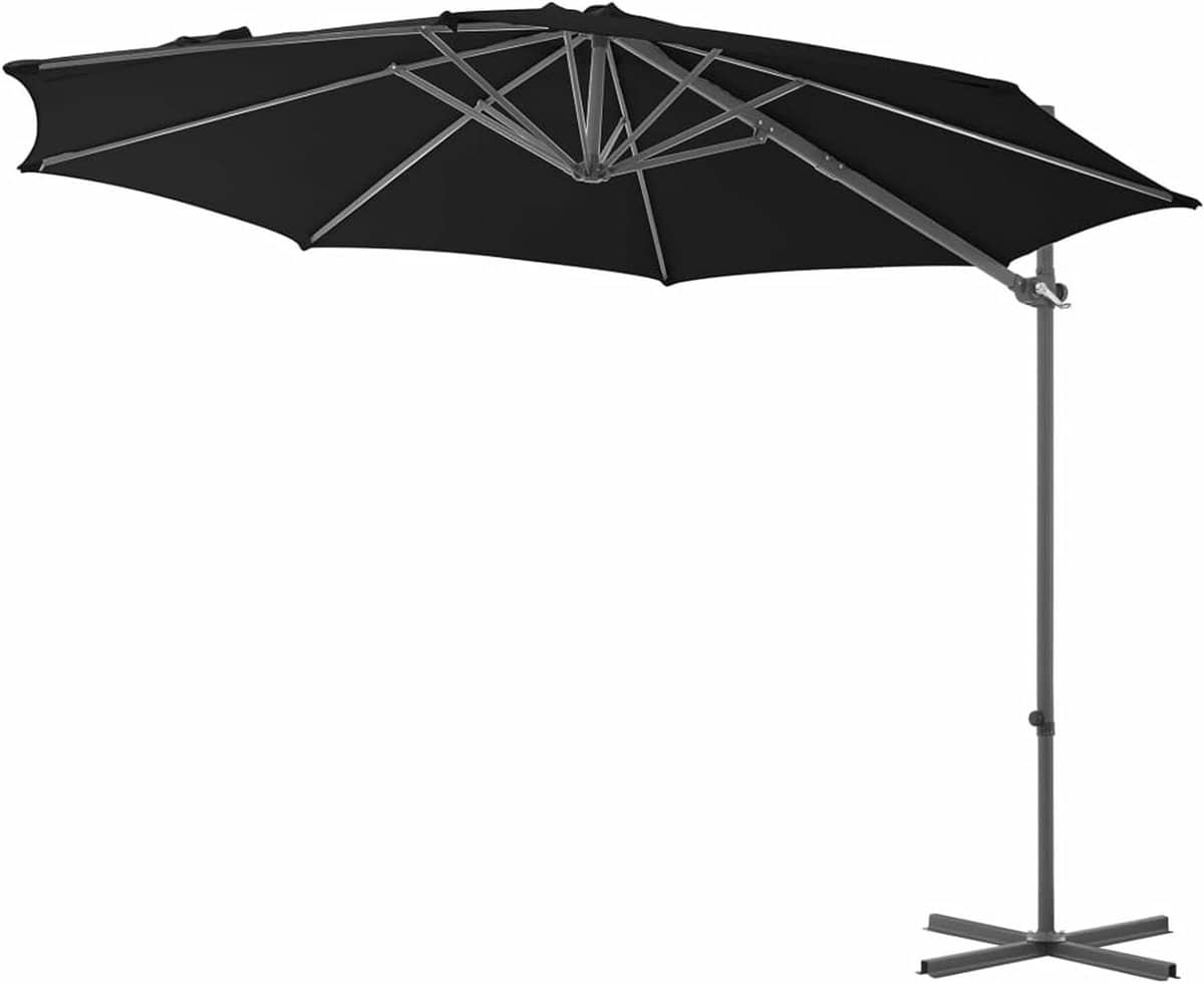 zweefparasol tuinparasol marktparasol schaduw creëren 360 graden