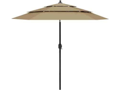 Zweefparasol - Tuinparasol Marktparasol - Terras Beschutting - 3-laags UV-bescherming