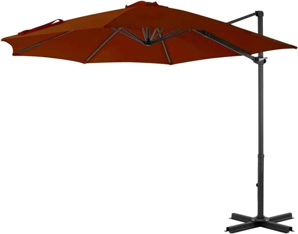 zweefparasol tuinparasol terras zomer kantel en draai