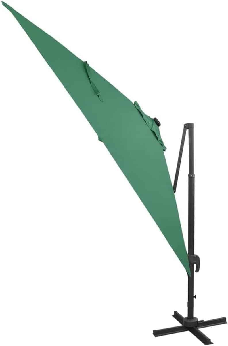 zweefparasol tuinparasol zomerse schaduw geïntegreerde led verlichting
