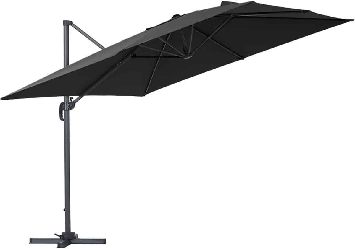 zweefparasol vierkant tuinparasol vrijhangend terras ontspannen waterdicht