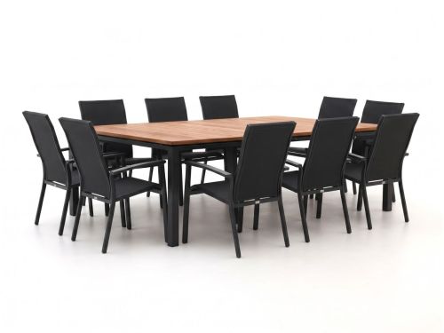 + 10% kassakorting | Bellagio Avio/Linosa 240x160cm dining tuinset 11-delig stapelbaar - Laagste prijsgarantie!