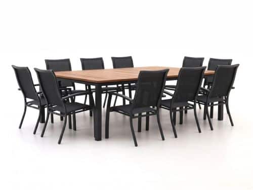 + 10% kassakorting | Bellagio Lugo/Linosa 240x160cm dining tuinset 11-delig stapelbaar - Laagste prijsgarantie!