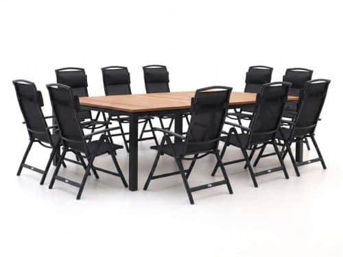 + 10% kassakorting | Forza Capri/Linosa 240x160cm dining tuinset 11-delig verstelbaar - Laagste prijsgarantie!
