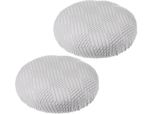 2x Elastische Ronde Barkruk Hoezen Beschermhoes voor Stoelen 28