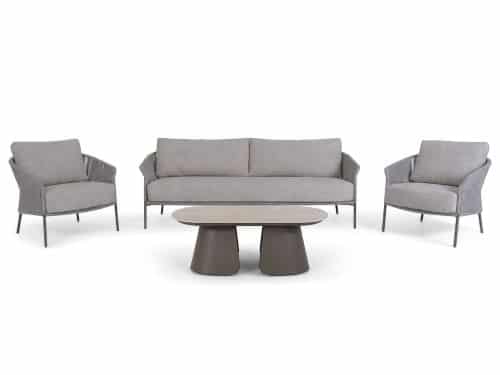 4 Seasons Outdoor Florence/Miyoura stoel-bank loungeset 4-delig