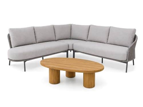 4 Seasons Outdoor Florence/Riah 135 cm hoek loungeset 4-delig
