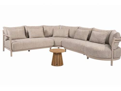 4 Seasons Outdoor Mykonos/Fungo 45 cm hoek loungeset 4-delig