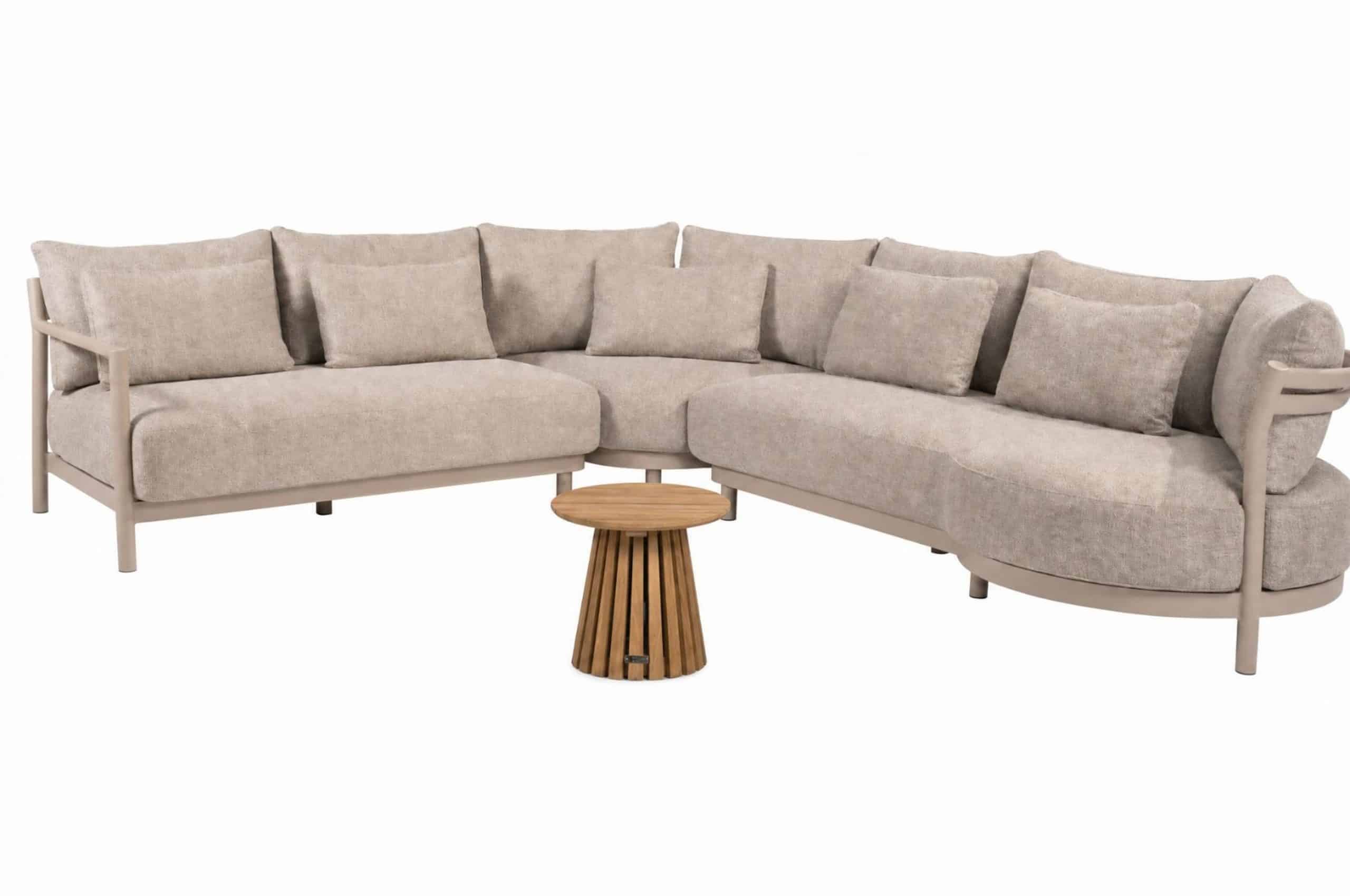 4 seasons outdoor mykonos/fungo 45 cm hoek loungeset 4 delig