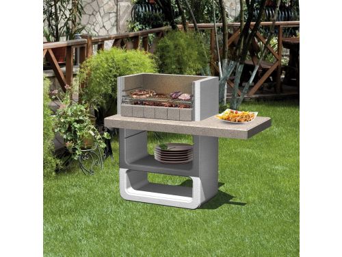Agadir FlamePro Houtskool Barbecue met Verstelbaar Grillrooster en Opbergplank