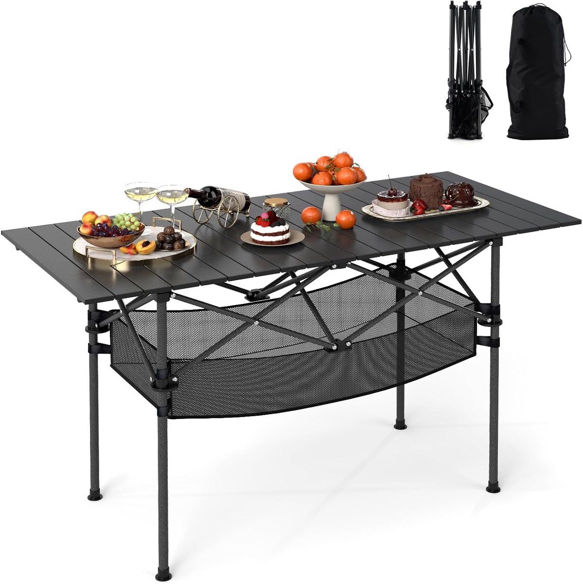 aluminium klaptafel draagbare tafel buiten activiteiten ruimtebesparend
