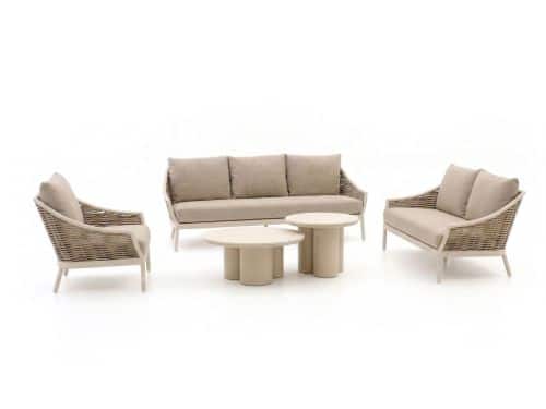 Apple Bee Milou/Tonga stoel-bank loungeset 5-delig 6-zits - Laagste prijsgarantie!